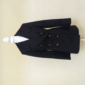 LIKE NEW French Connection Navy Wool Blend Navy Style Pea Coat Size 4